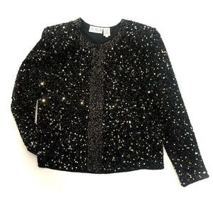 SCALA Silk Sequin Jacket